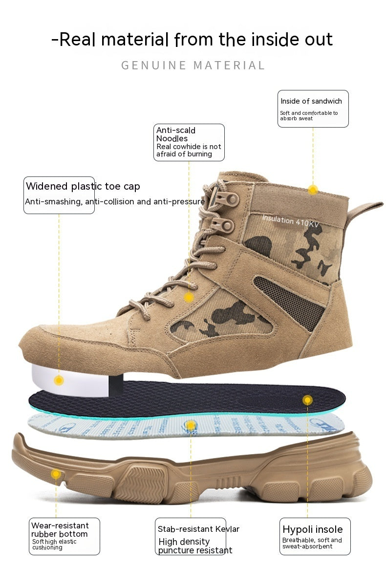 Short Insulated 10kV Labor Protection Shoes