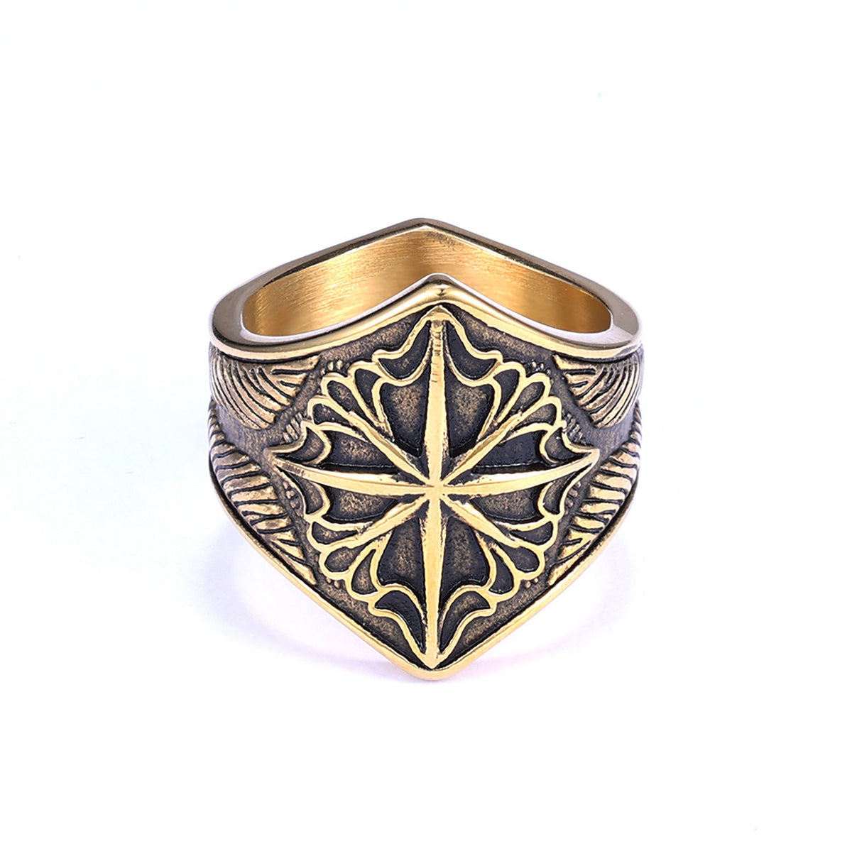 Retro Personalized Beijing-style Ring That Wont Rust