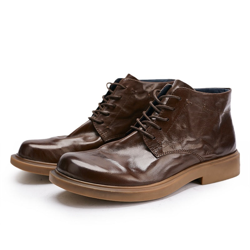 Short Business Casual High-top Martin Boots