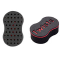 Wave-Shaped Sponge Hair Twist Brush