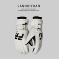 Non-slip Waterproof Fleece Lined Warm Gloves Women