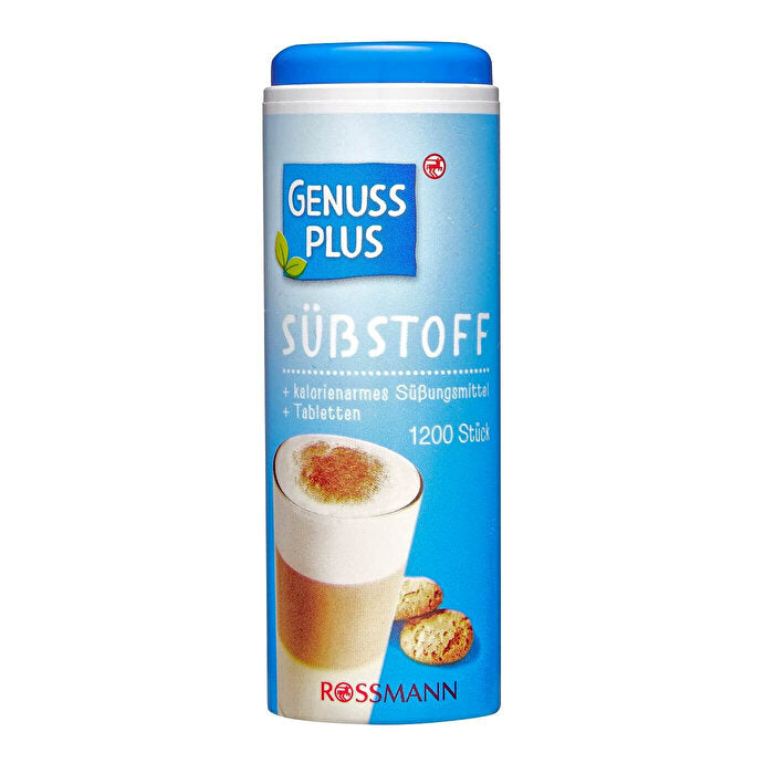 Genuss Plus Low-Calorie Sweetener Tablets 1200 Count | Sugar Substitute