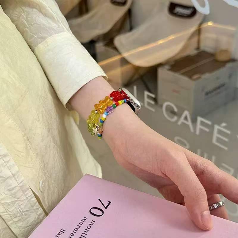 Rainbow Bear Watch Strap Compatible With 22mm20mm18mm Straps