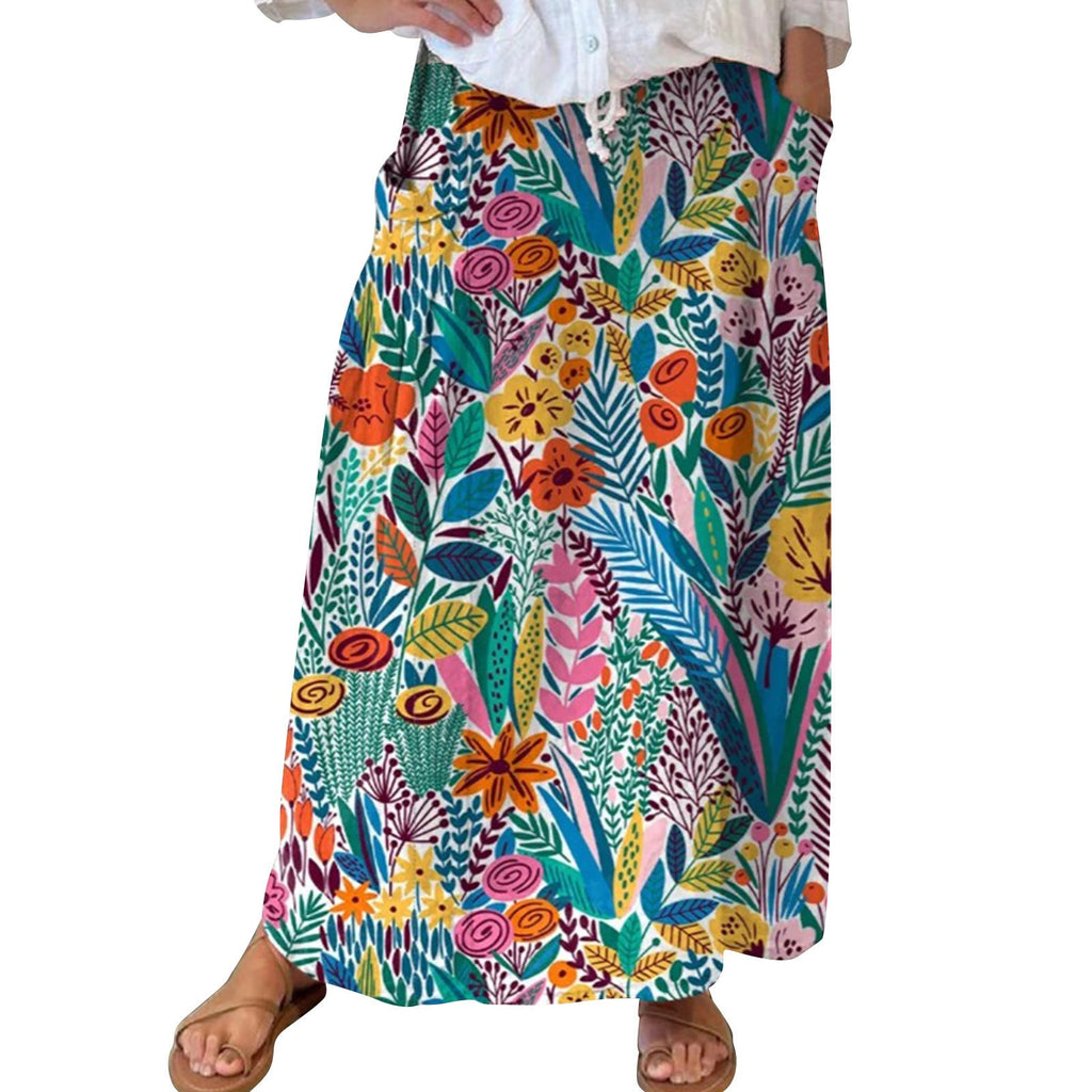 Casual Retro Floral Vacation Dress With A Sophisticated Work-appropriate Vibe