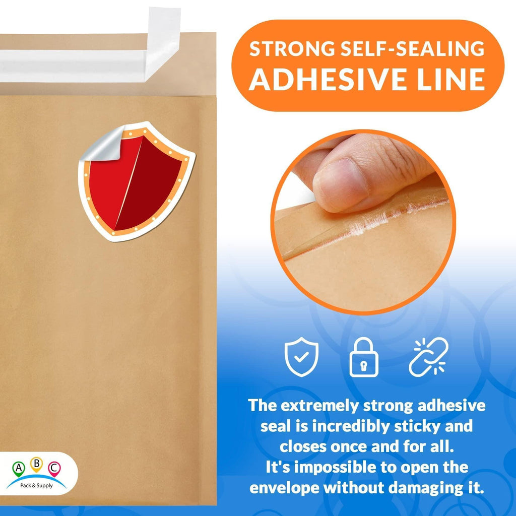 Brown Kraft Bubble Mailer Envelopes 10.5 x 15 Inch 10 Pack Mail Padded Envelopes Self Seal Kraft Bubble Mailers Tear Resistant Mailing Envelope Padded. Sturdy Paper Mailer