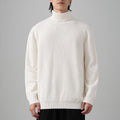 Autumn Winter Solid Color Loose Fit Thick Warm Inner Knit Base Layer