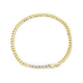 Double-diamond Double-layer Chain Bracelet