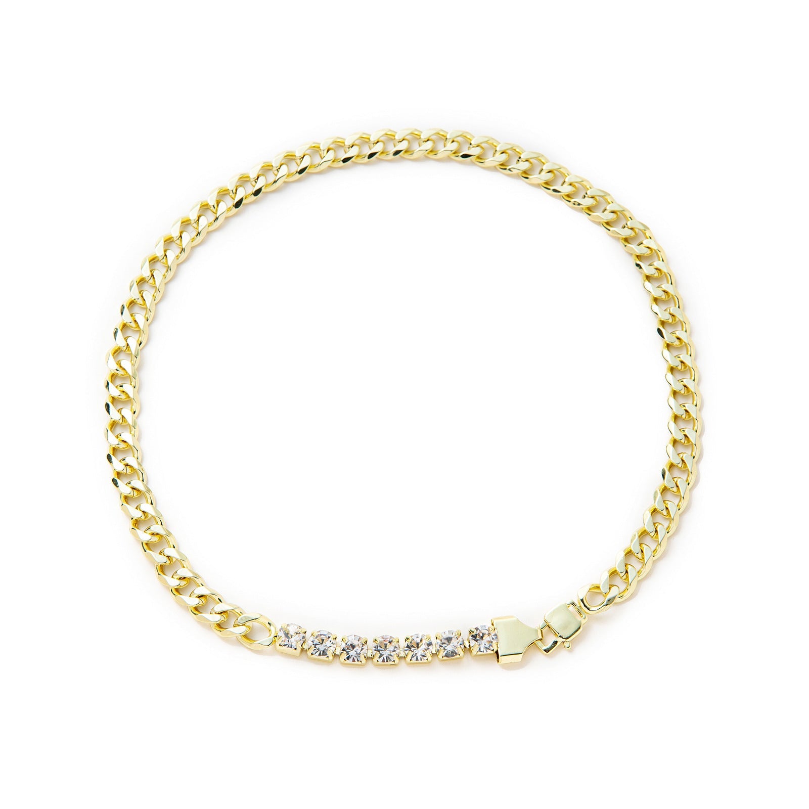 Double-diamond Double-layer Chain Bracelet