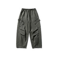 Japanese Retro Simple Solid Color Loose Overalls