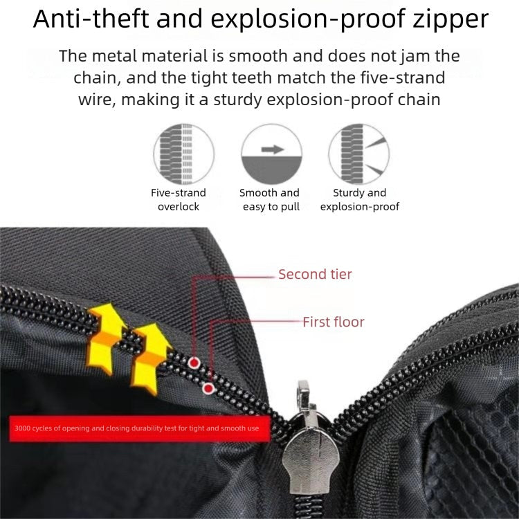 Waterproof Cross-border Black Oxford Cloth Suitcase, Durable 30 Inch Large Capacity, 20 Inch Boarding Case, Luggage Compartment