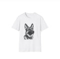 Mens 3D Digital-Print Cartoon Animal Sports T-Shirt