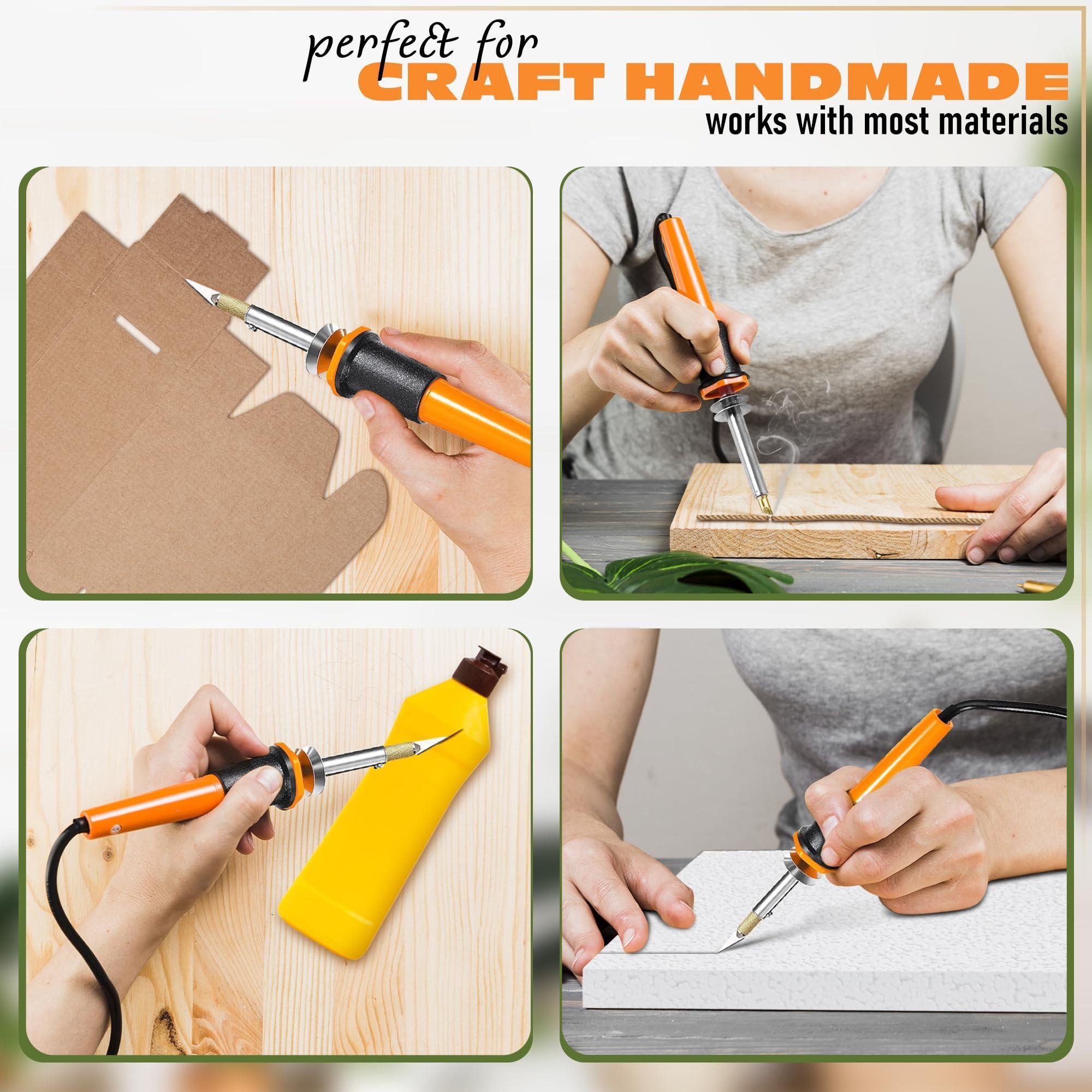 Handheld Electric Cutter Tool Soft Foam Cutting Tool 10 Blades Hot Wire Foam Cutter Tool