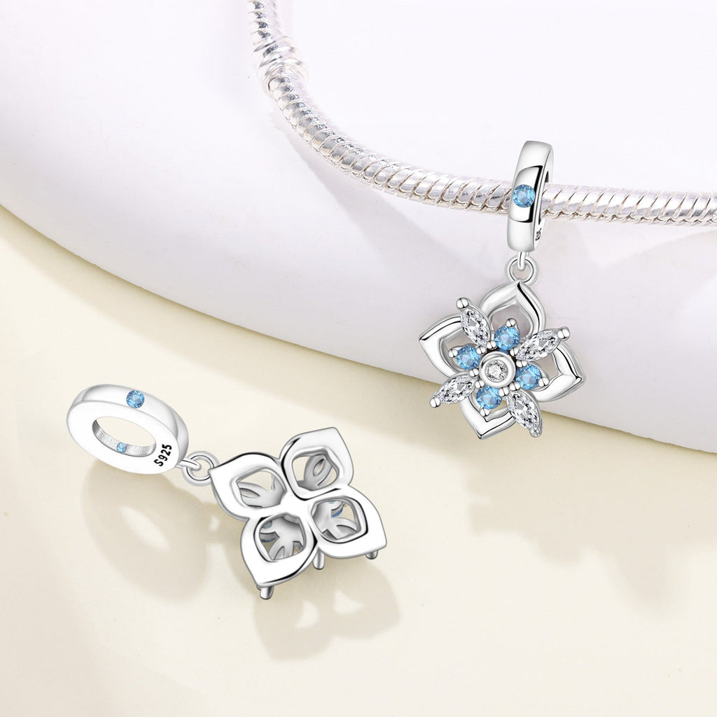 Lily Of The Valley Iris And Spinning Flower DIY Bracelet Pendant Accessories