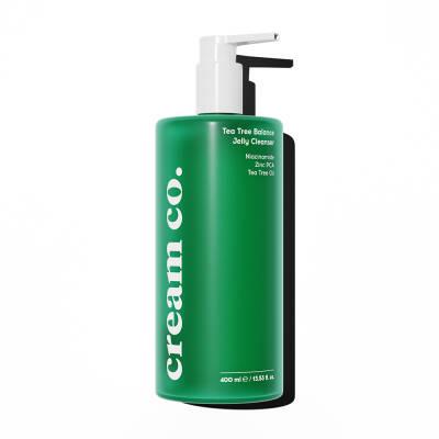 Cream Co. Tea Tree Balance Jelly Cleanser - Gentle Vegan Skincare for Balanced Skin