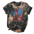 Women's Tie-dyed Printed Short Sleeve