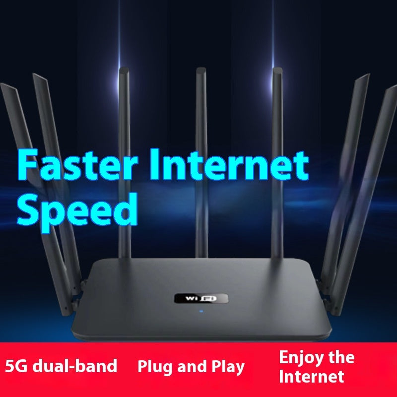 Dual-frequency 5G Gigabit Router Home High-speed Wifi Through-wall Coverage Broadband