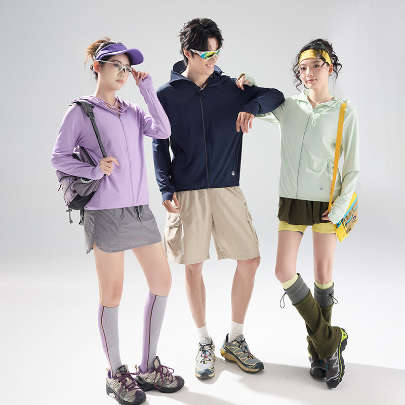 Mens Outdoor Ice-silk Sun-protective Clothing