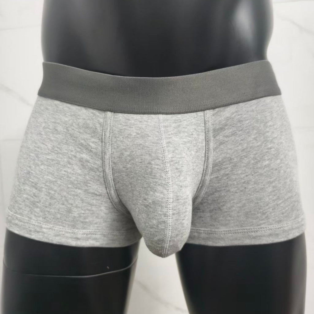 Men's Underwear Combed Cotton U Convex Sports Flat Pants Simple