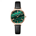 Womens Watch With A Small Dial And Leather Strap