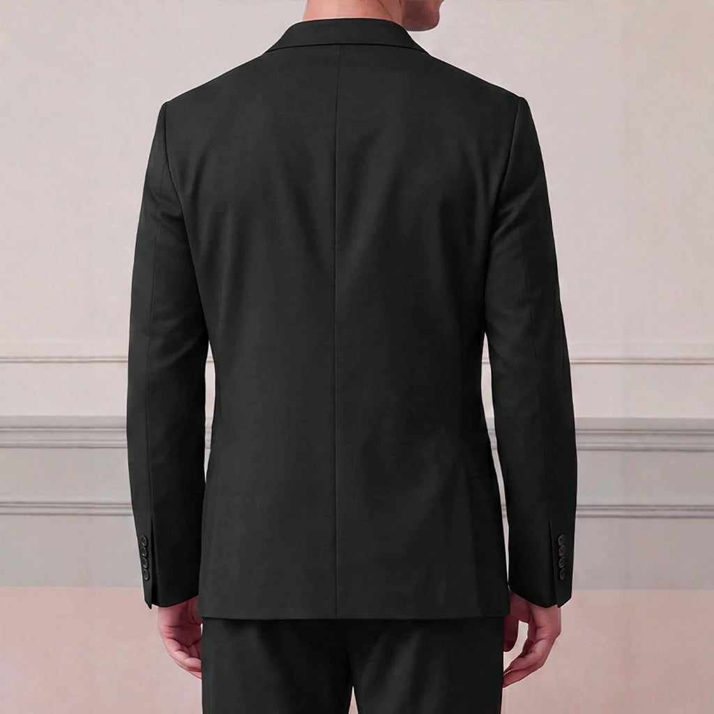 Mens Light-business Single-breasted Suit Jacket