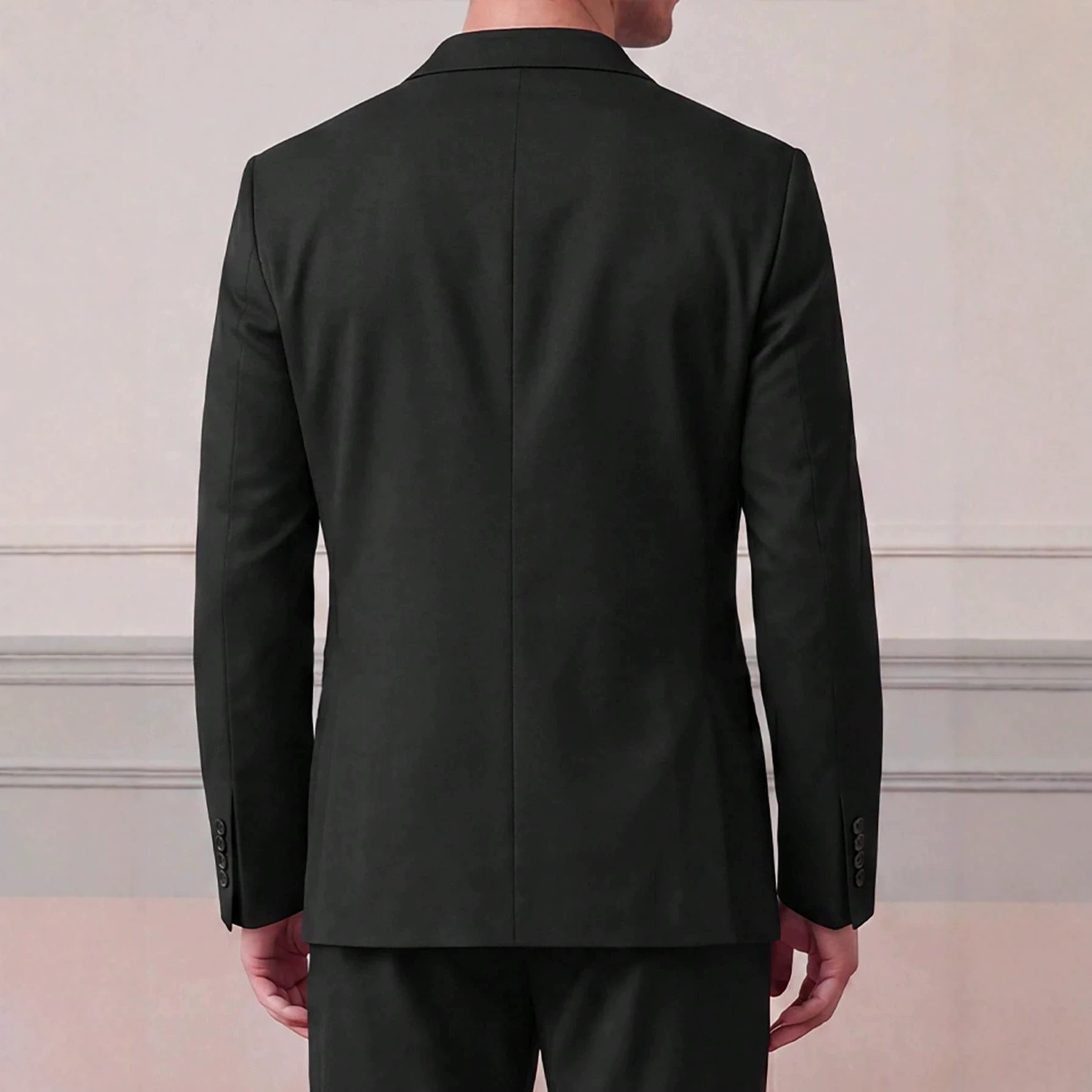 Mens Light-business Single-breasted Suit Jacket
