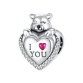 Silver-plated Beaded Pendant Bracelet DIY Accessories Loose Beads