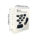 Ten in one set of fisheye lens with external camera lens