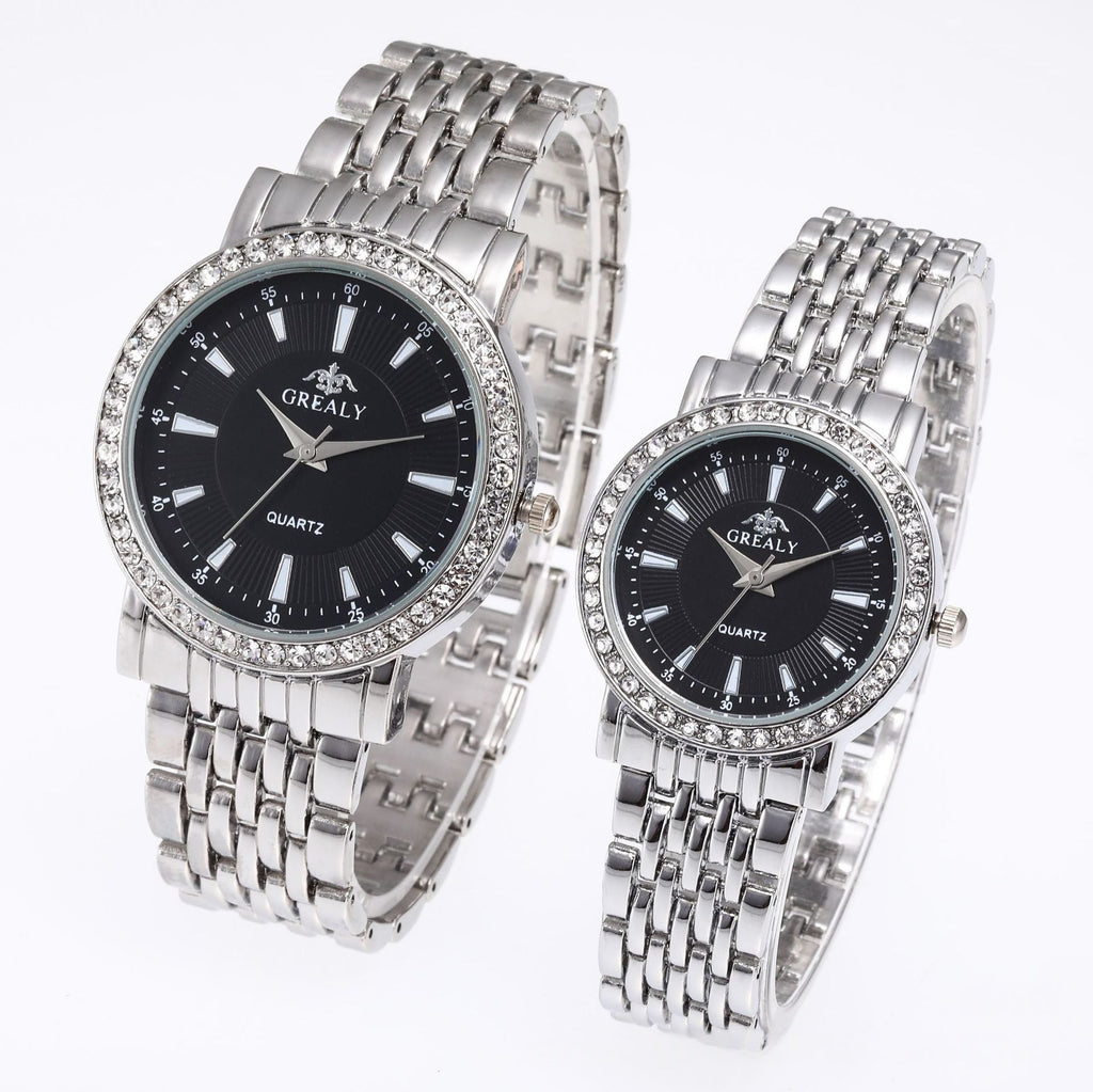 Mens And Womens Quartz Dress Couple Watches Business Gift