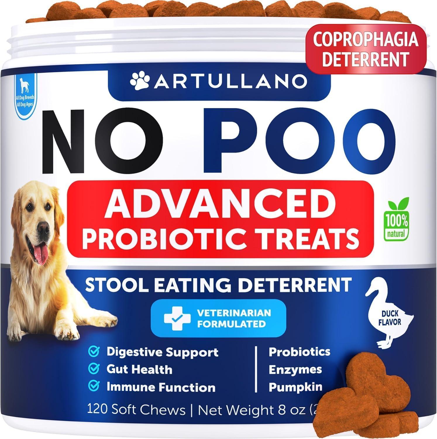 No Poo Chews for Dogs Coprophagia Stool-Eating Deterrent