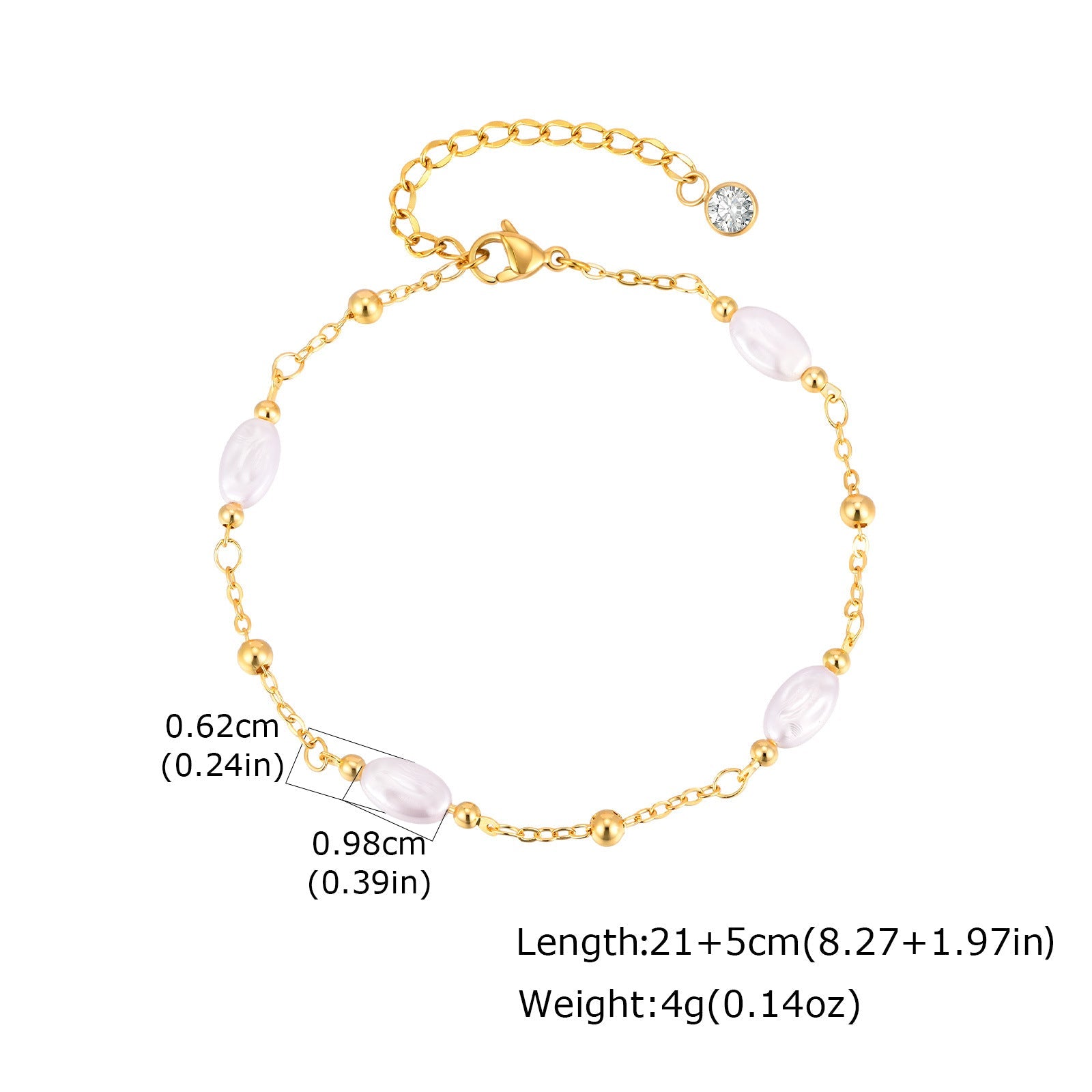 Pearl Chain Anklet Chic And Elegant For Women