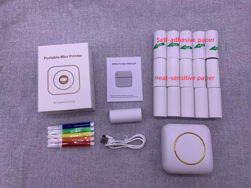 Mini Bluetooth Thermal Label Printer
