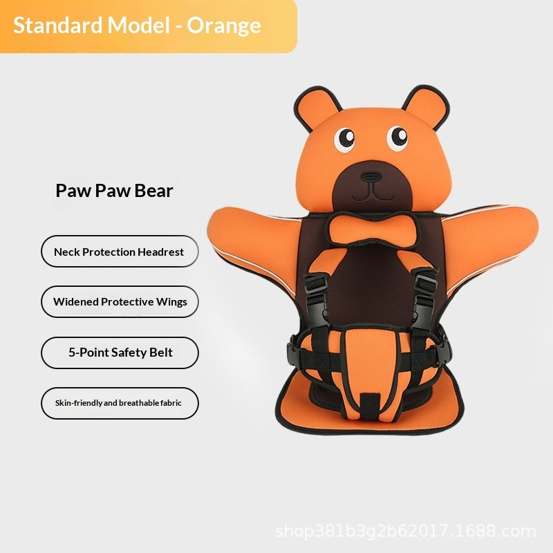Infant Safe Seat Mat Portable Baby Safety Seat Children's Chairs Updated Version Thickening Sponge Kids Car Stroller Seats Pad