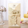 Chinese Style Ribbon Wedding Invitation