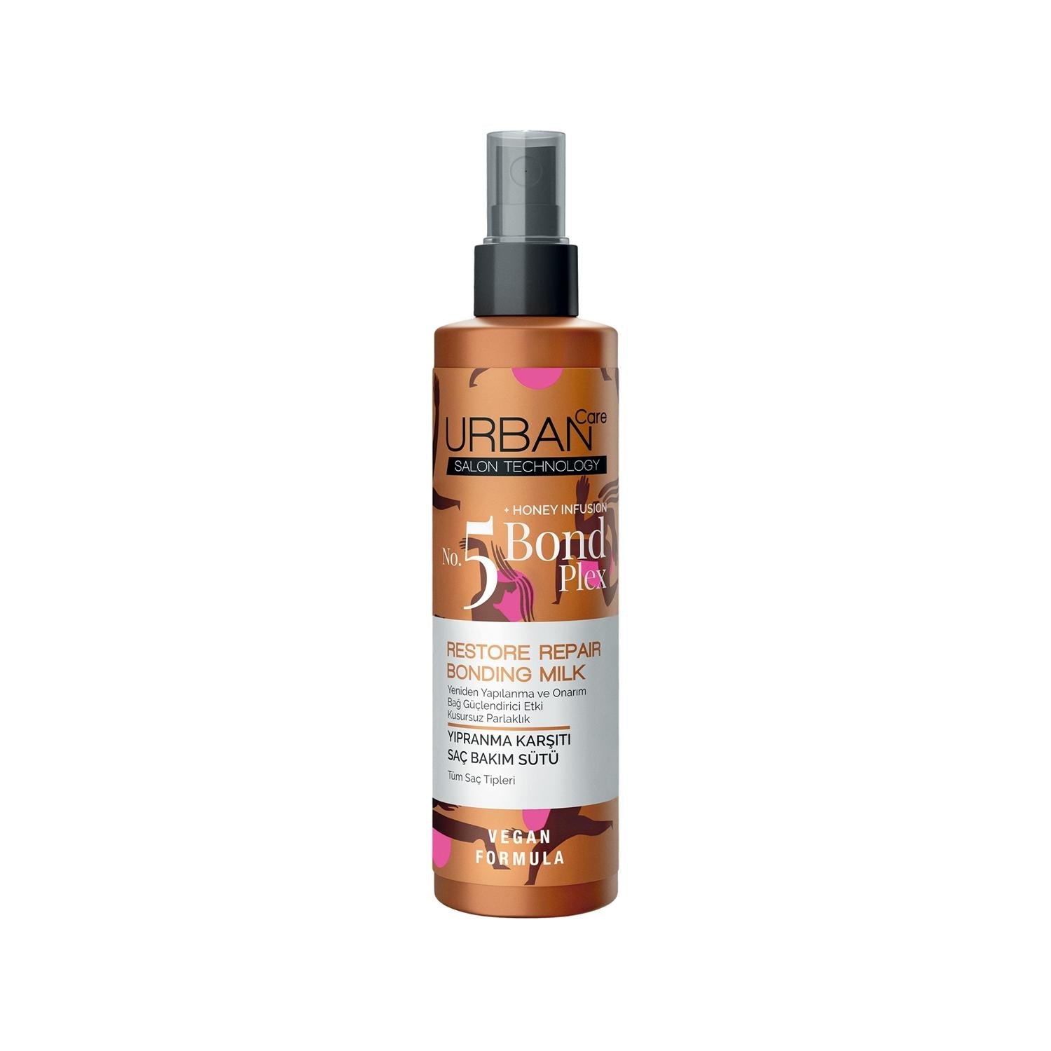 URBAN Care No.5 Bond Plex Anti-Damage Hair Care Product - Nourishing & Moisturizing Hair Serum 200ml