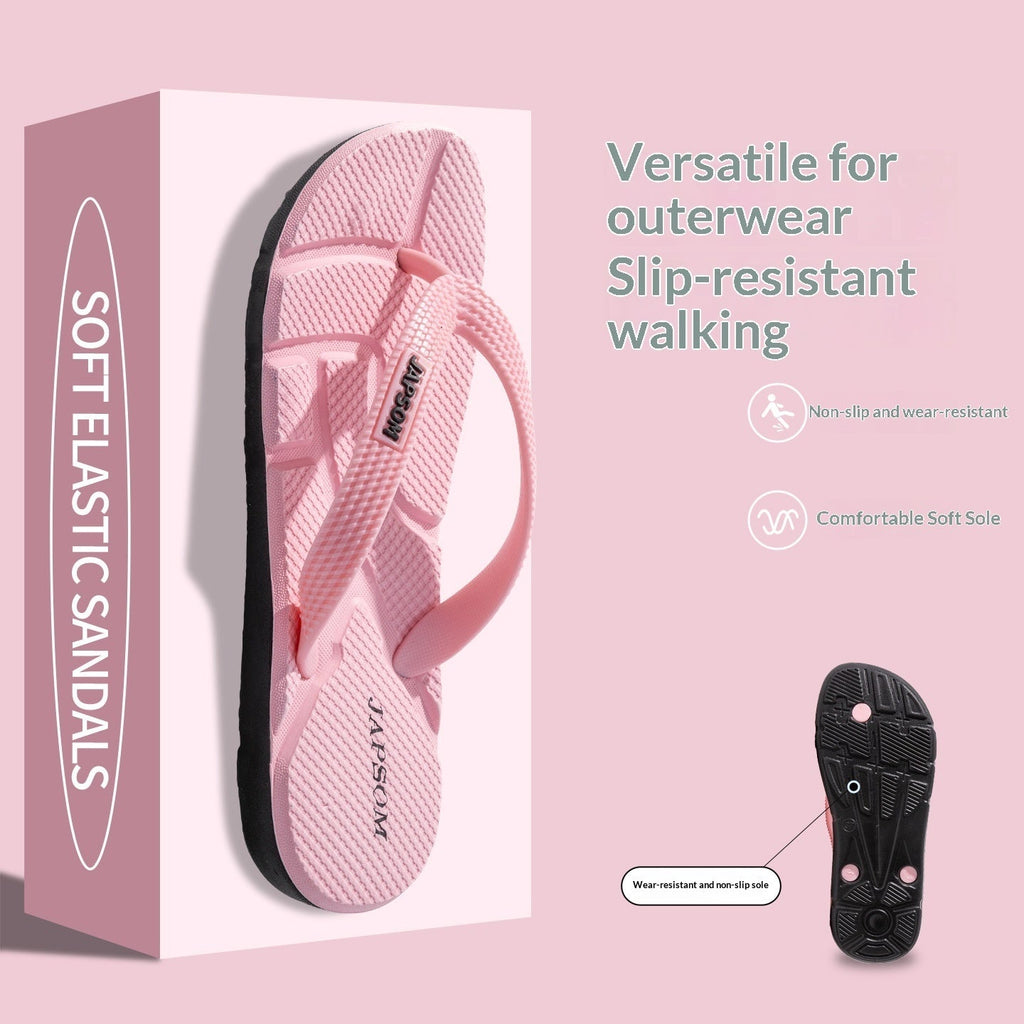 Womens Outdoor EVA Flip-flops Non-slip Couples Style