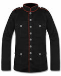 Mens Military Gothic Jacket Coat