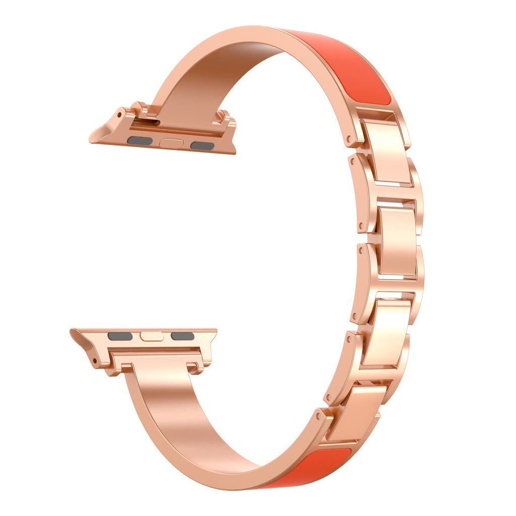 Chanel-style Bracelet-style Metal-link Watch Strap