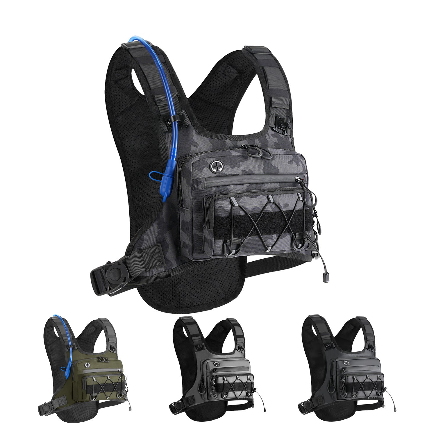 Tactical Chest Pack Multi-functional Suitable For Trail Running