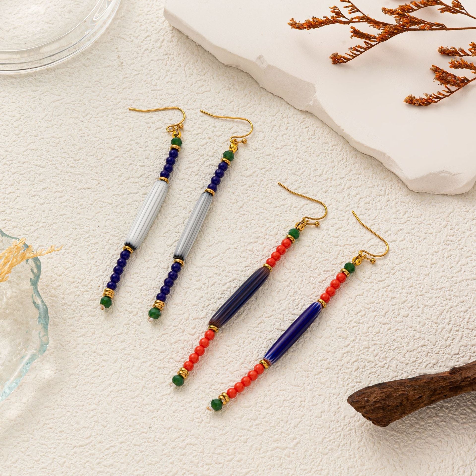 Gold-plated Stainless Steel Stud Earrings