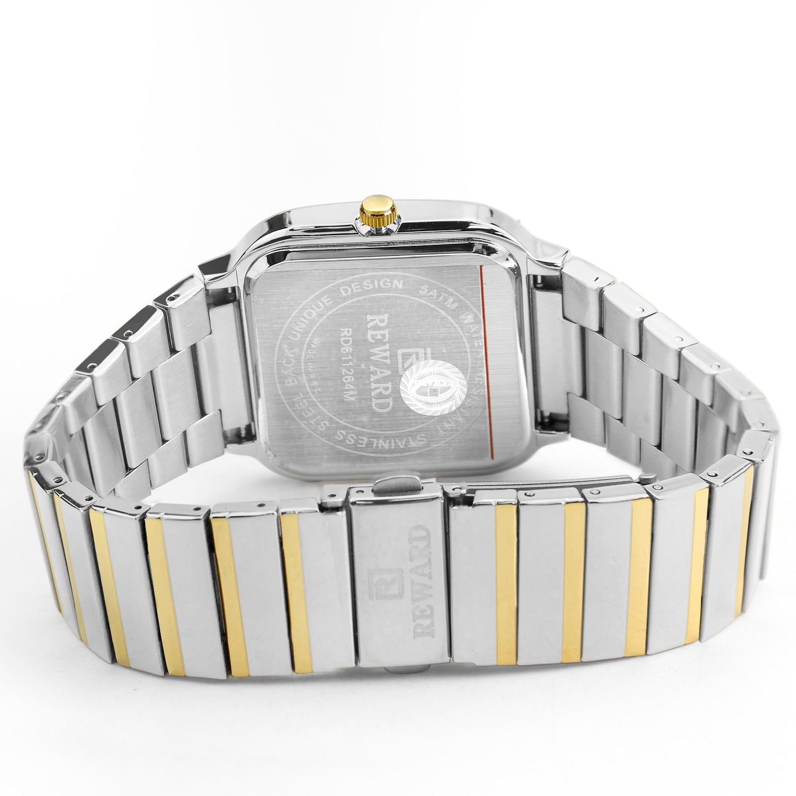 Square Double-point Casual Couple Functional Watch