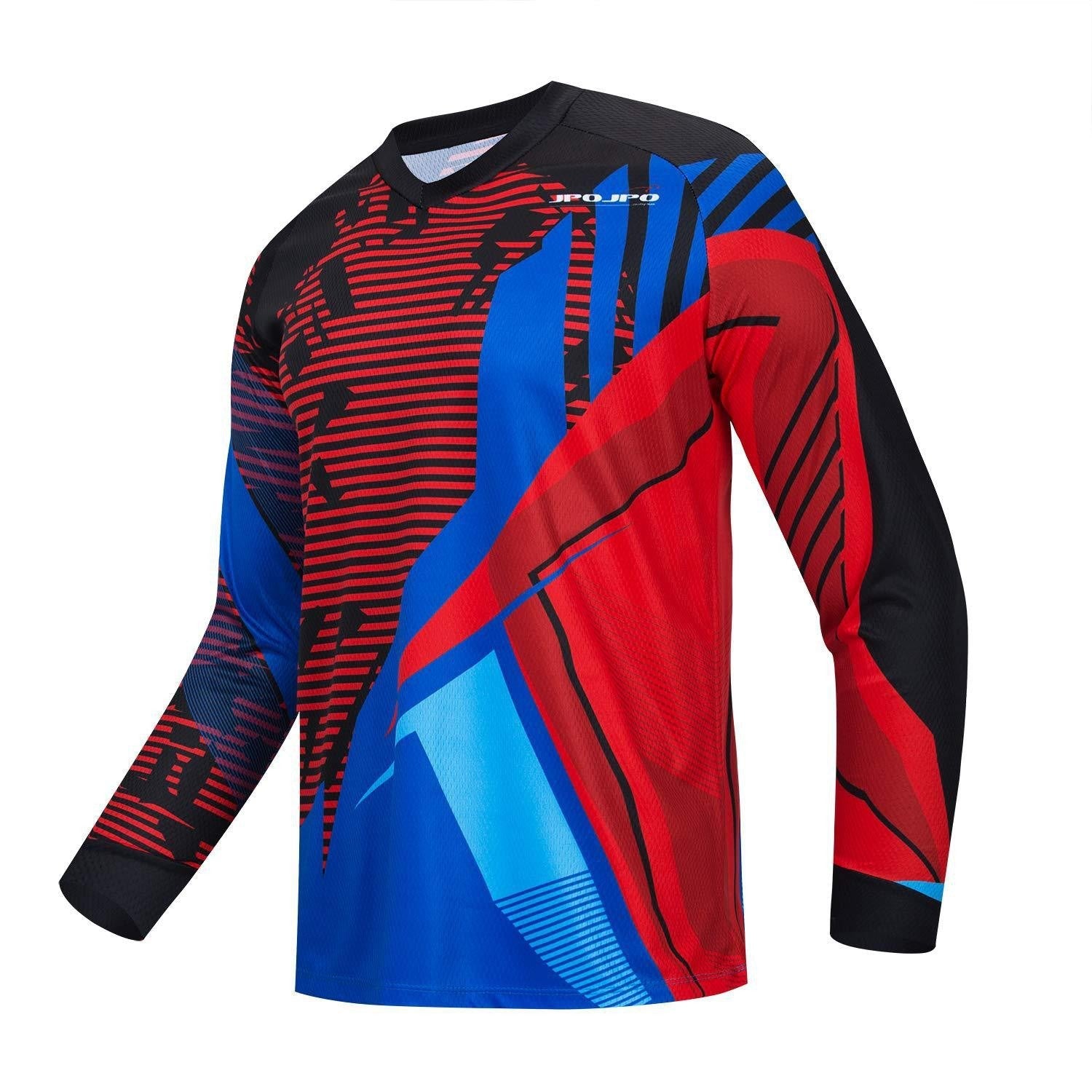 V-neck 3D Digital Print Long Sleeve