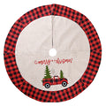 Linen Christmas Tree Skirt 120CM Decor