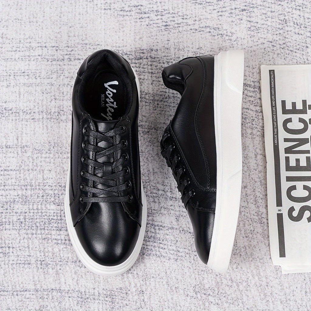 Mens Casual Versatile Leather Sneakers
