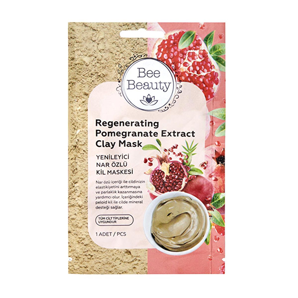 Bee Beauty Collagen Clay Mask: Tighten Pores, Anti-Aging, Deep Cleanse & Mineral Rich - Salicylic Acid Face Mask for Wrinkles