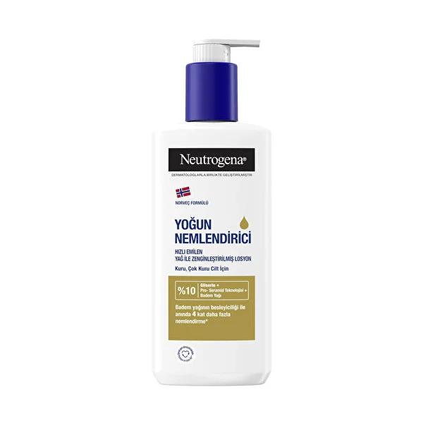 Neutrogena Intense Moisturizing Body Lotion - 72 Hour Hydration, Non-Greasy, Sensitive Skin Friendly