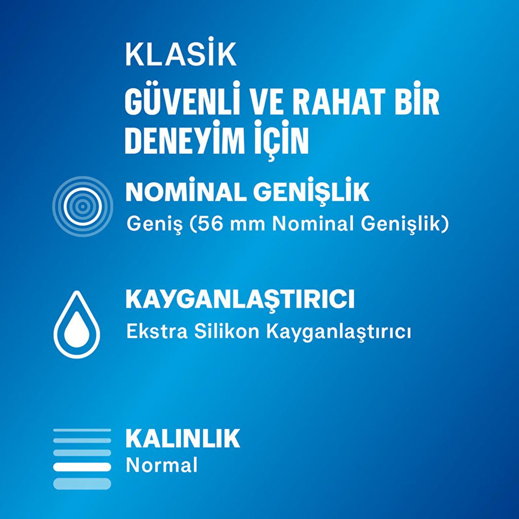 Durex Klasik Condoms - Reliable Protection for Intimate Moments, 10-Pack