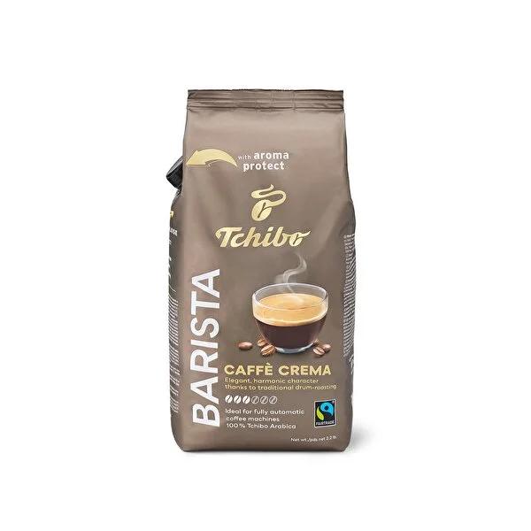 Tchibo Barista Caff� Crema Coffee Beans: 100% Arabica Whole Bean, Sustainably Sourced, Drum Roasted - Perfect for Automatic Coffee Machines