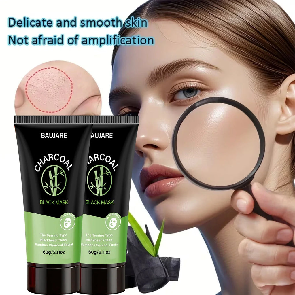Charcoal Blackhead Peel Off Mask with Centella & Niacinamide, Deep Cleansing Pores & Purifying Skin, For All Skin Types.