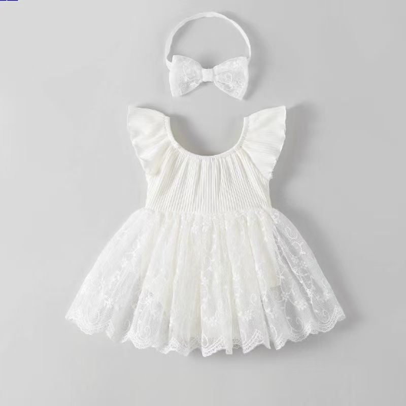 Baby Dress Romper, Thin Cotton Baby Girl Onesie