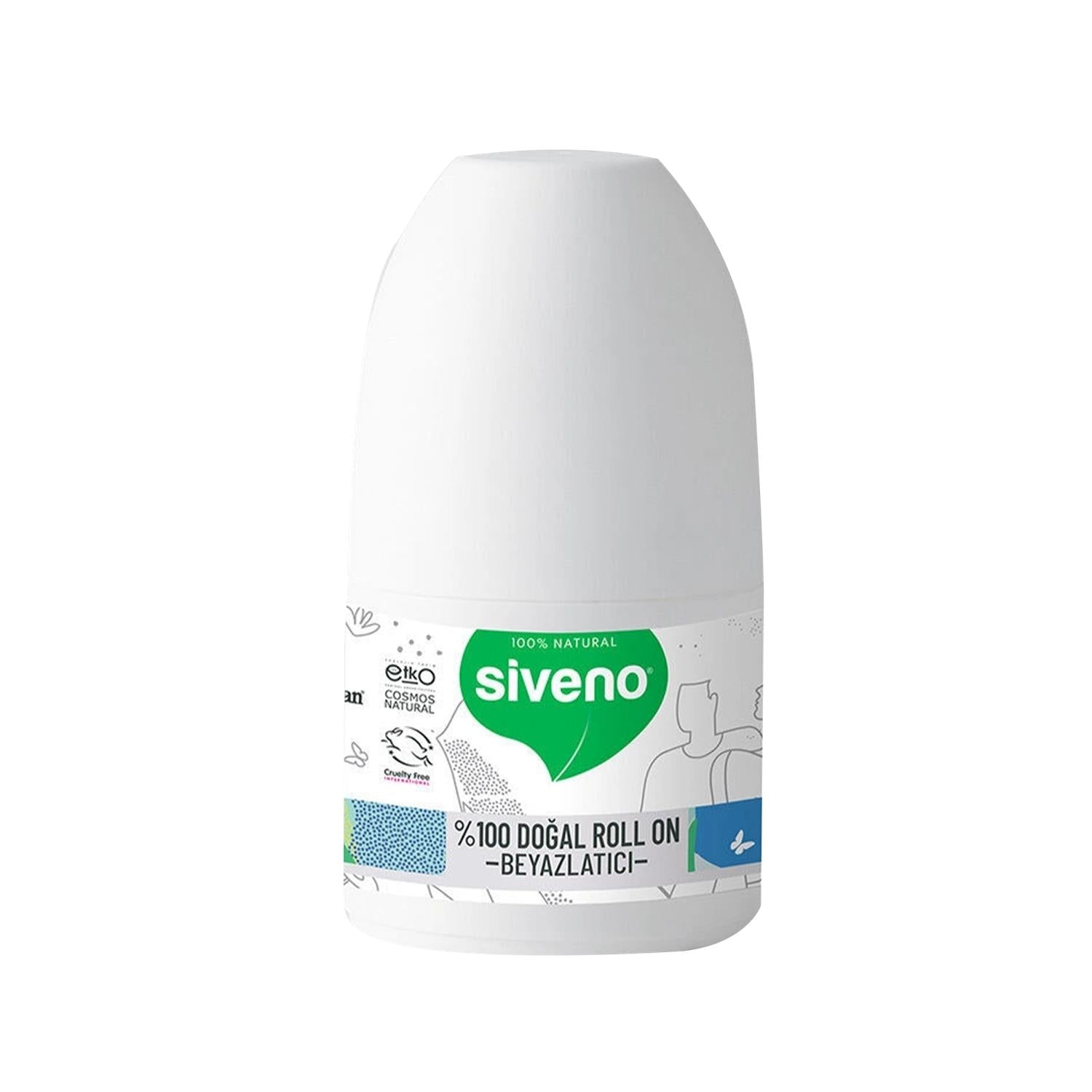 Siveno Natural Whitening Roll-On 50ml - Effective Brightening Solution